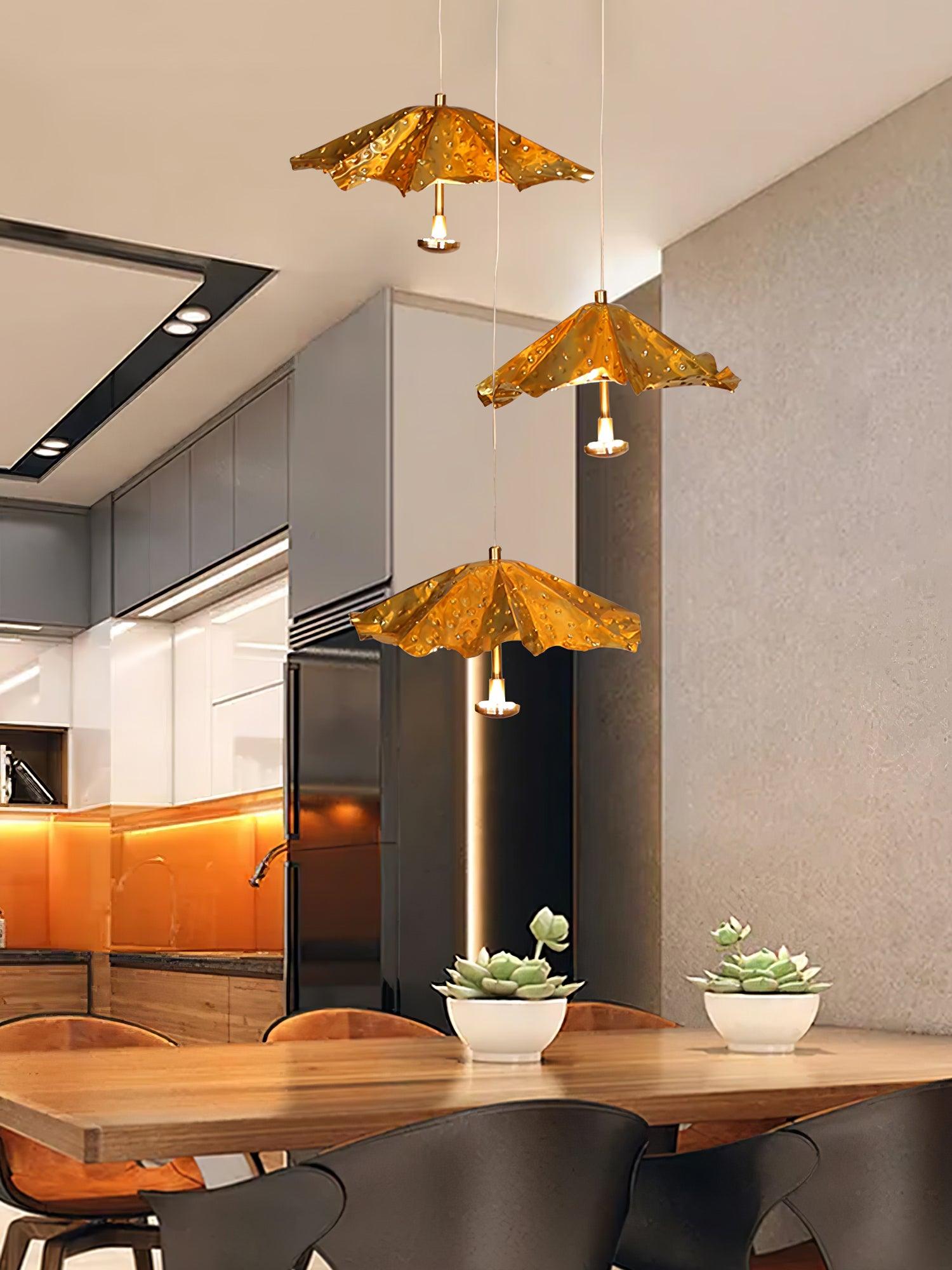 Eliora Aura Livra Leaf Chandelier