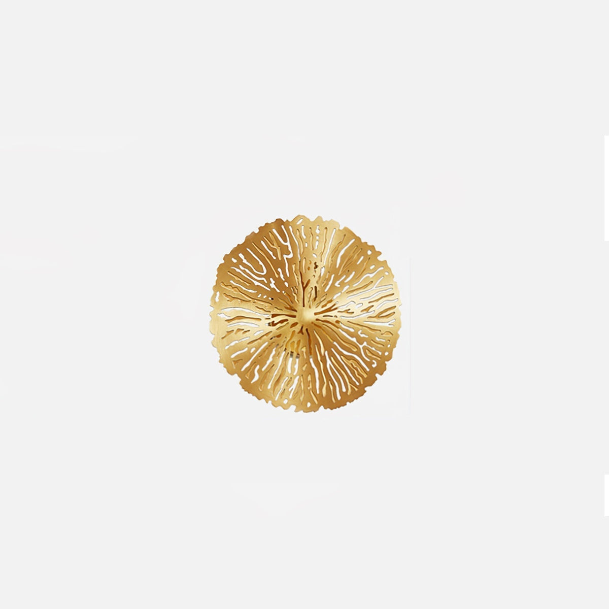 Rylso Wall Lamp Lotus Leaf Brass