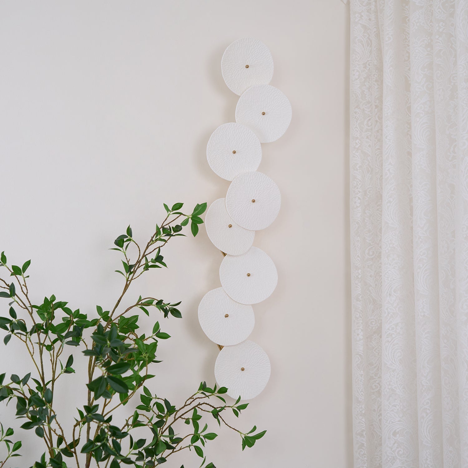 Fairhaven Lotus Petal Indoor Wall Light