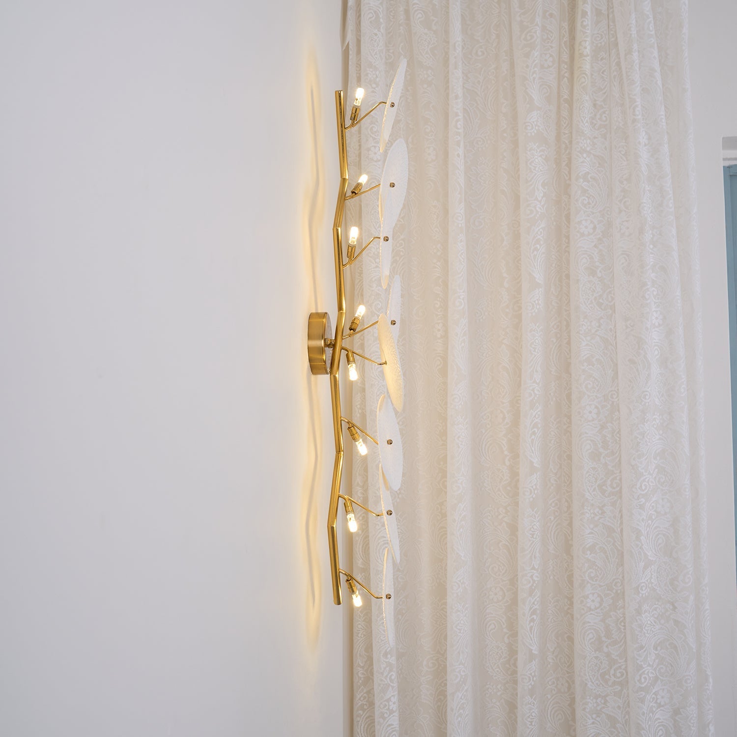Fairhaven Lotus Petal Indoor Wall Light