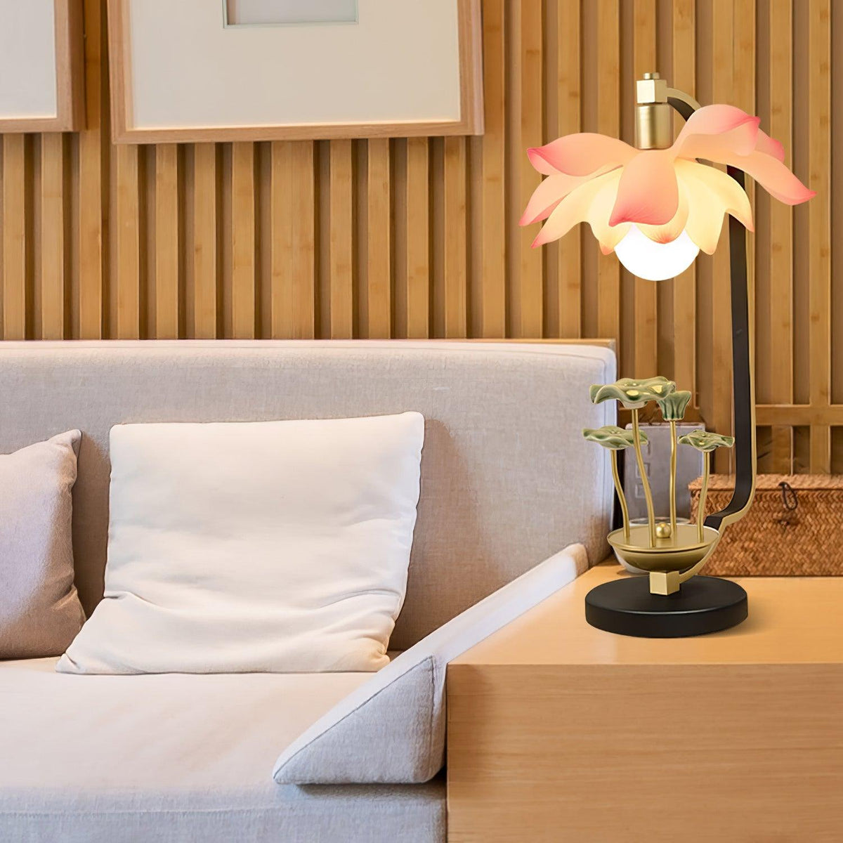Olivia Natural Ceramics Table Lamp