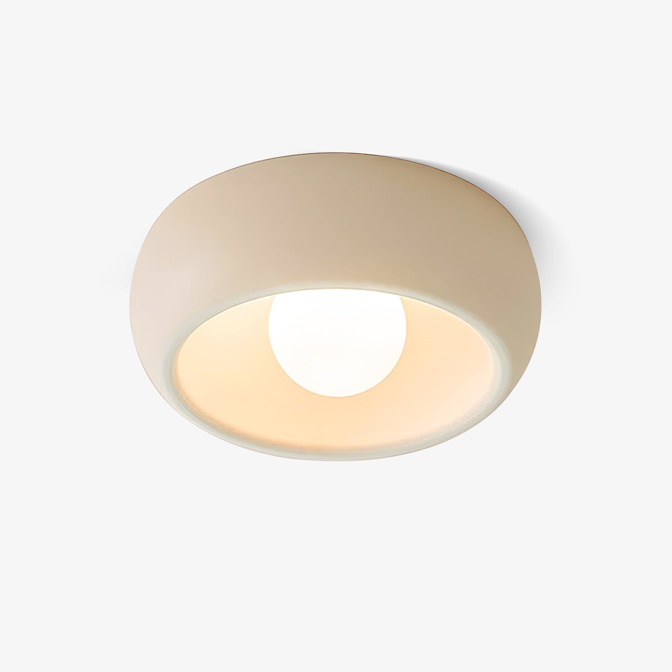 Talemu Modern Minimalist Round Glass Ceiling Light