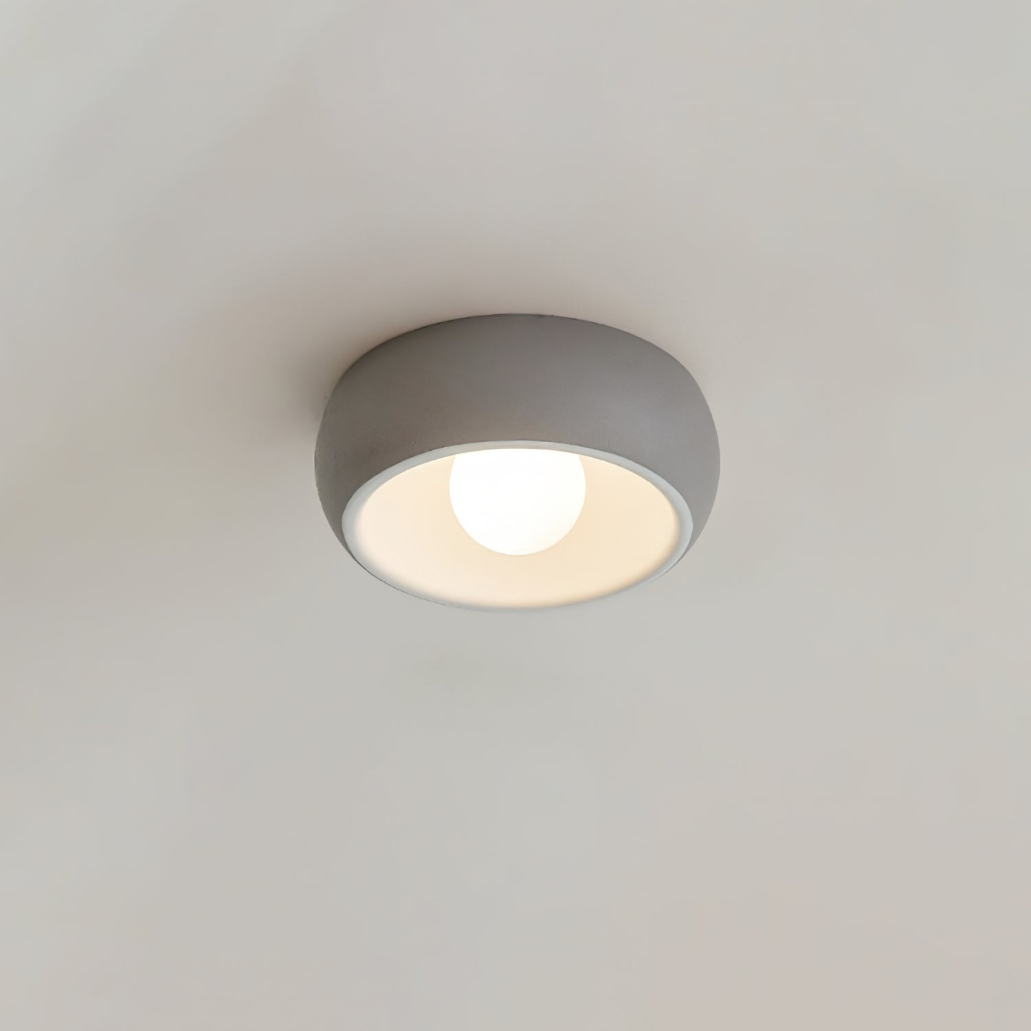 Talemu Modern Minimalist Round Glass Ceiling Light