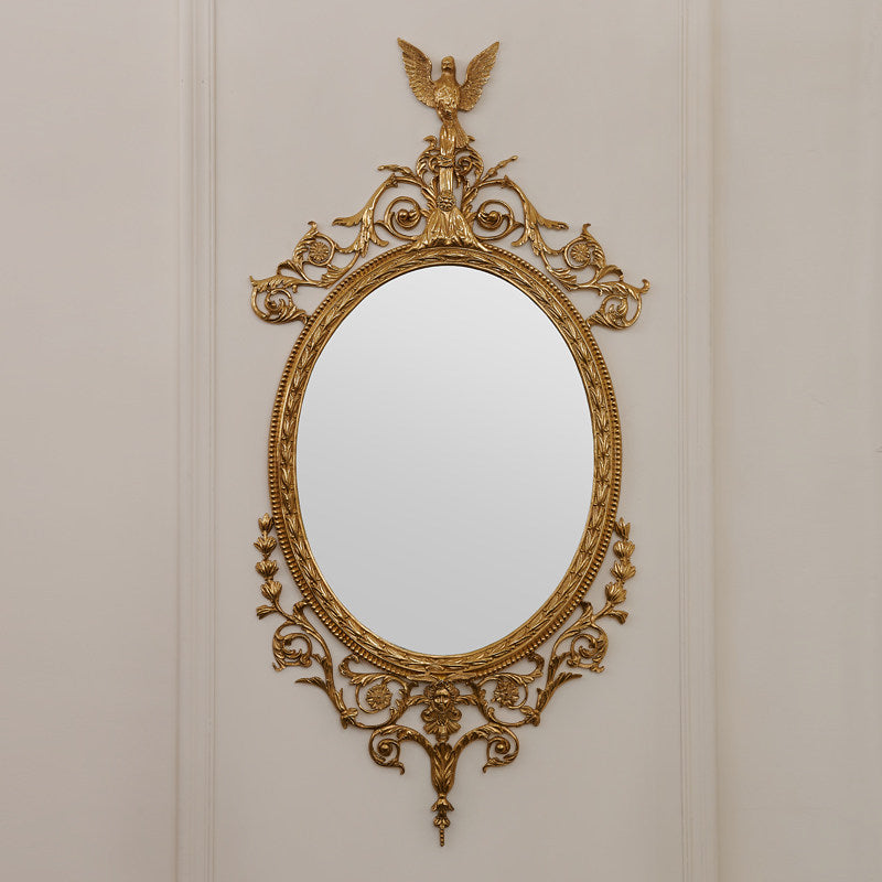 Aldenenne Belle Wood Flat Wall Mirror