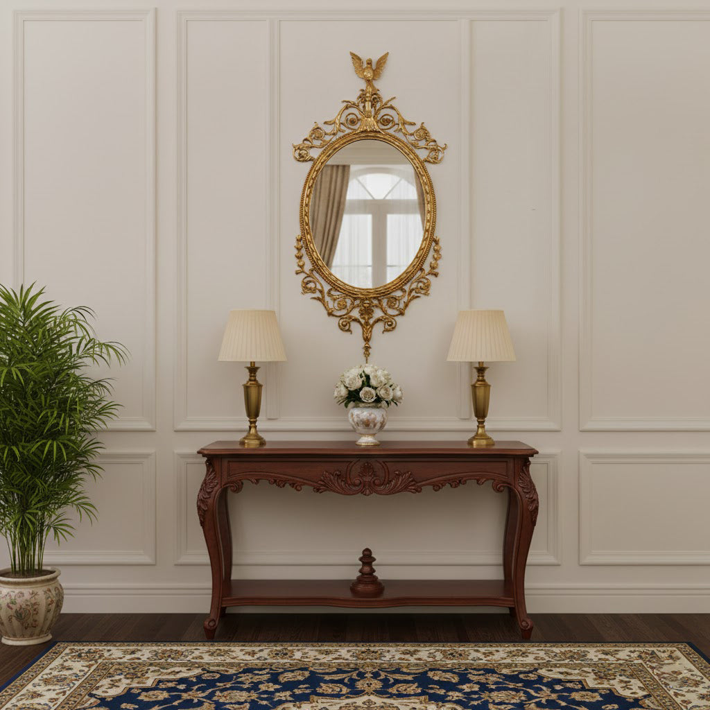 Aldenenne Belle Wood Flat Wall Mirror