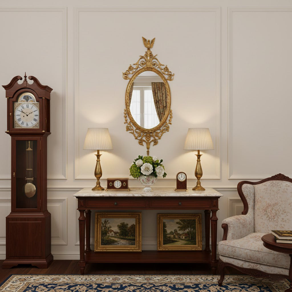 Aldenenne Belle Wood Flat Wall Mirror