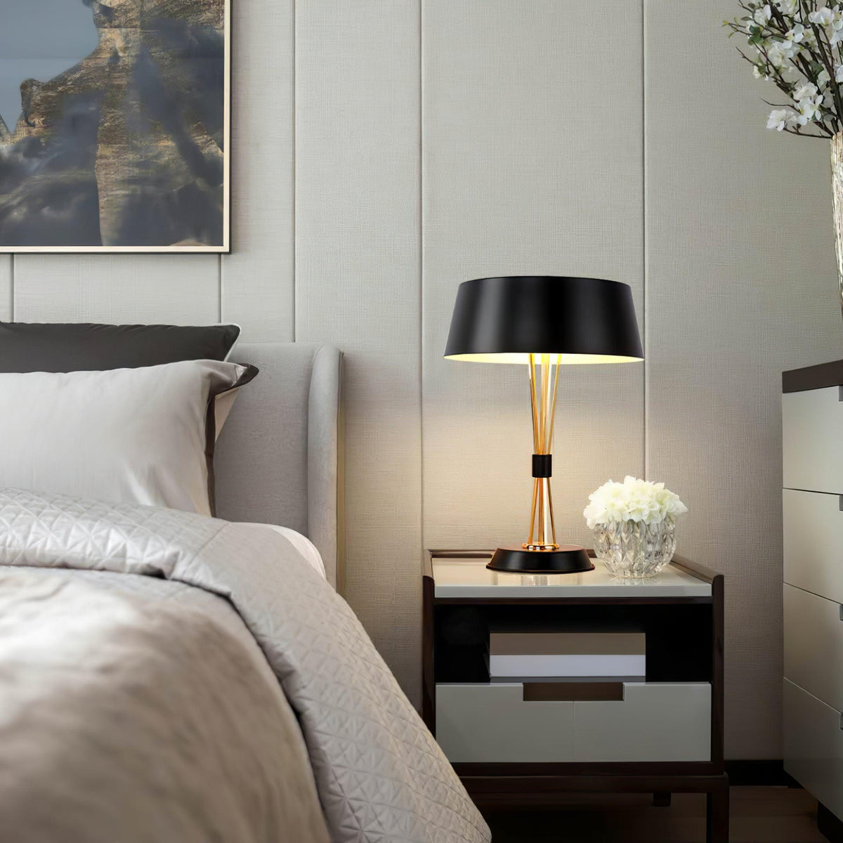 Maeve Clear Table Lamp