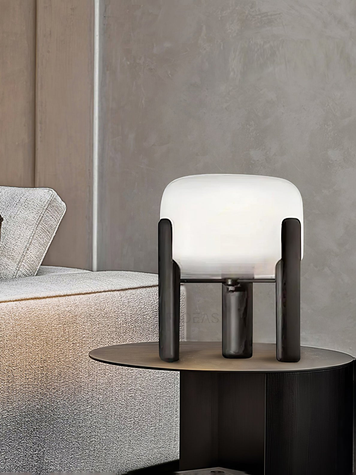 Elden Wood & Glass Table Lamp