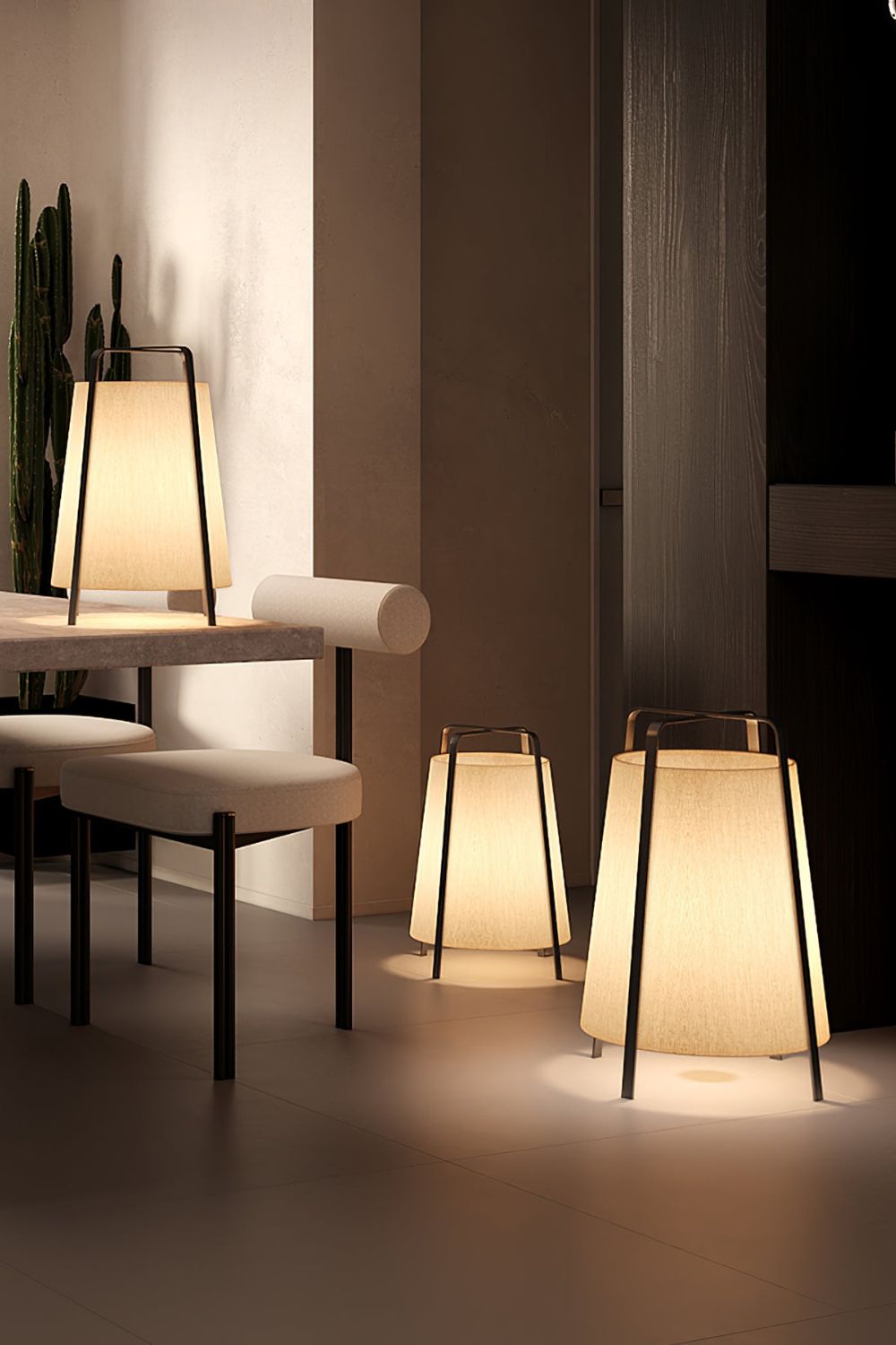 Zild Fabric Scandinavian Table Lamp
