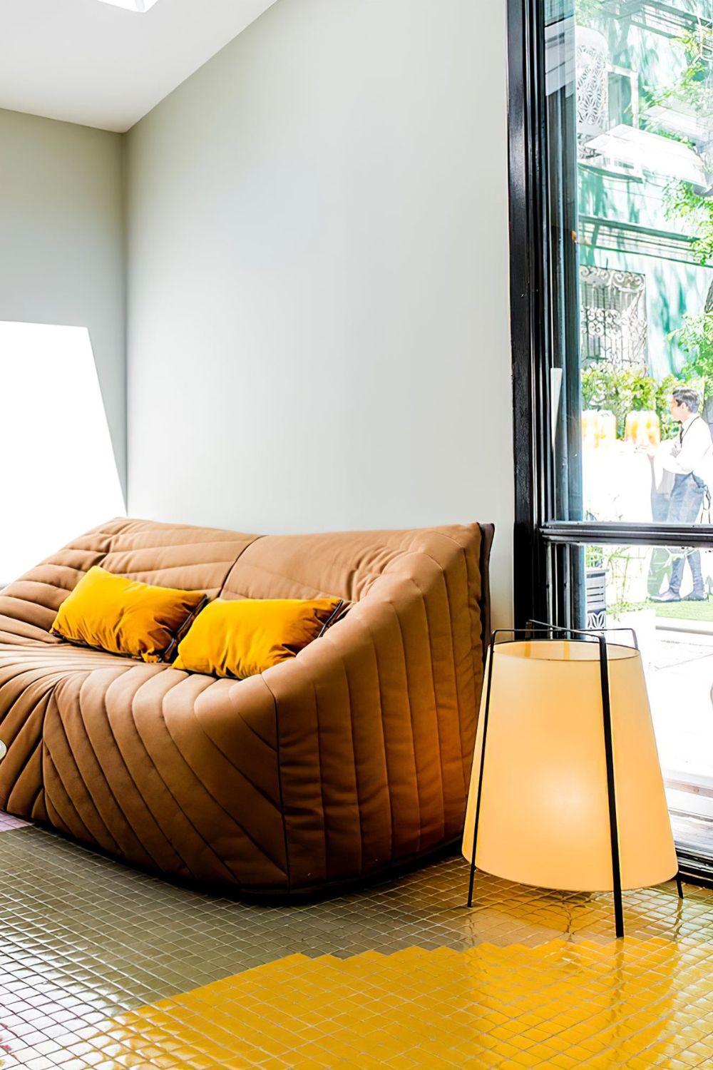 Zild Fabric Scandinavian Table Lamp