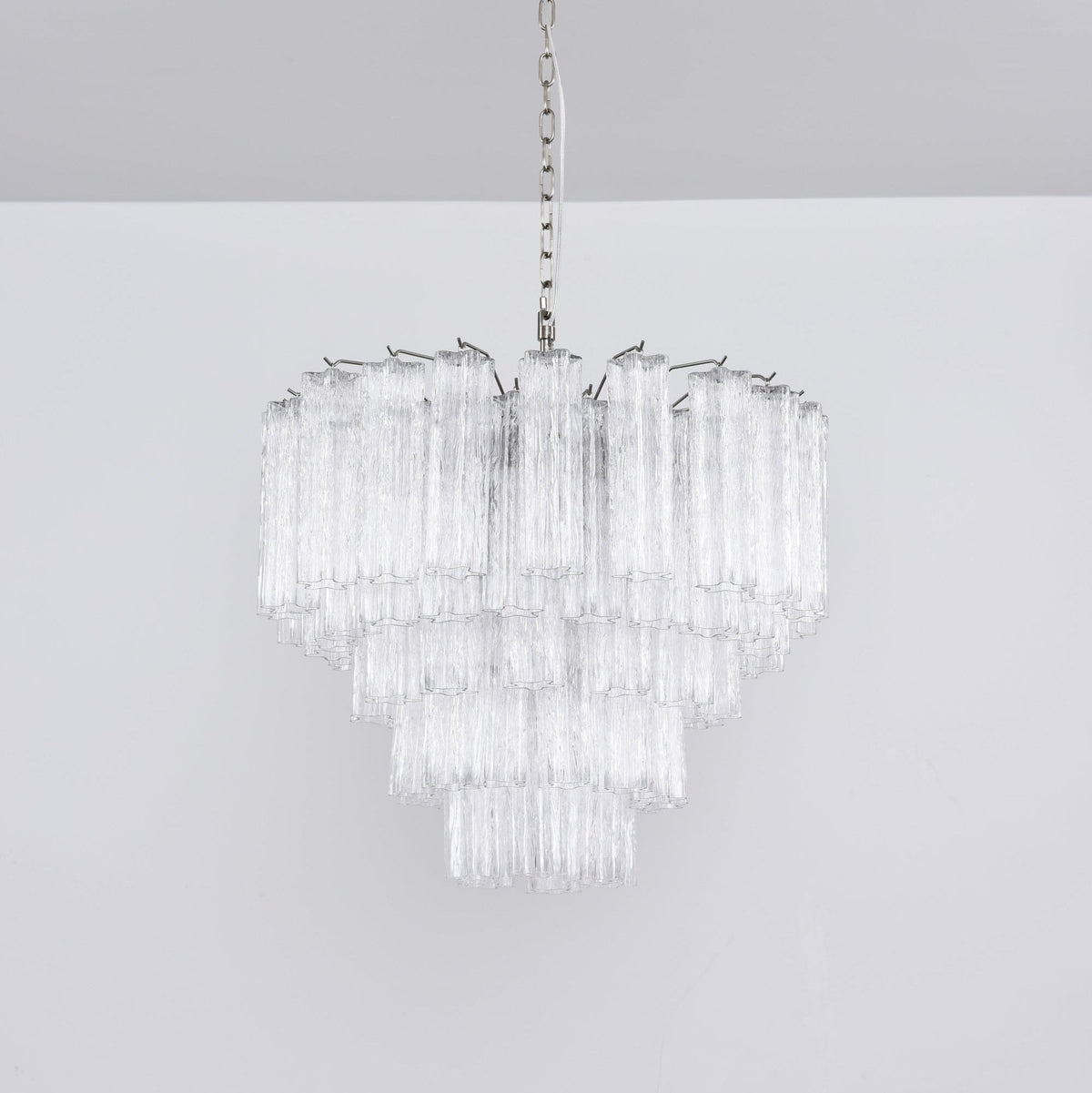 Lioreian Chandelier Clear Glass Multi-Tier Crystal Glow