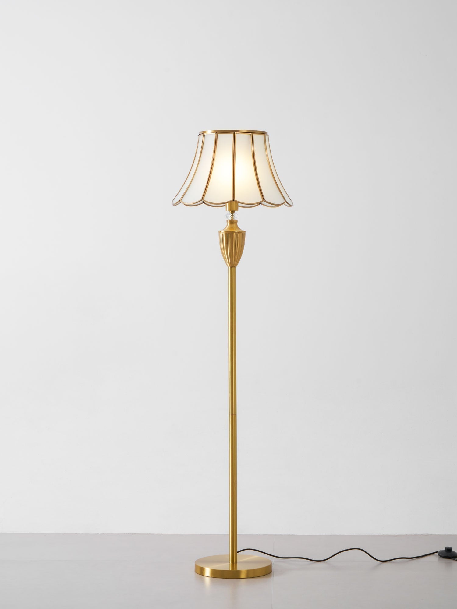 Caselette Brass Luxury Floor Lamp