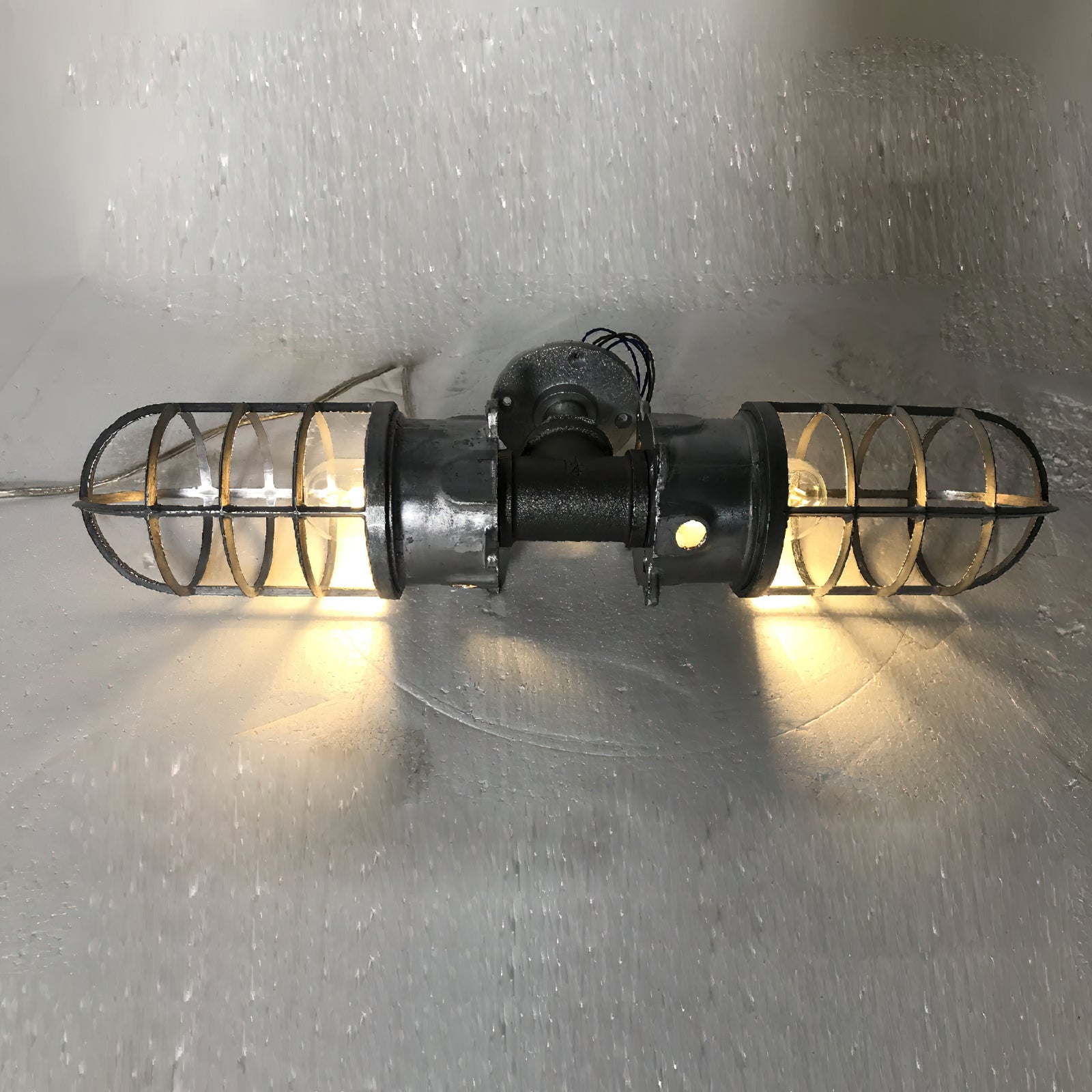 Ozorel Vintage Unique Glass Wall Lamp - Neutral Decor