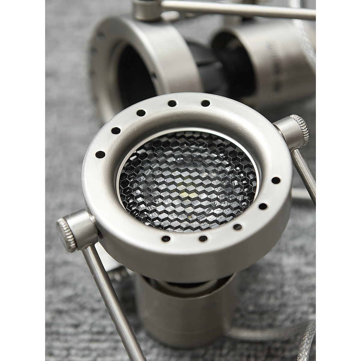 Keron Industrial Nickel Ceiling Lamp