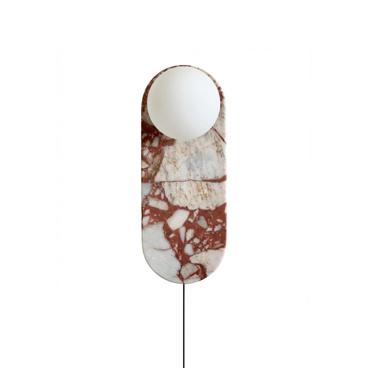 Lucie Red Plug-in Wall Lamp