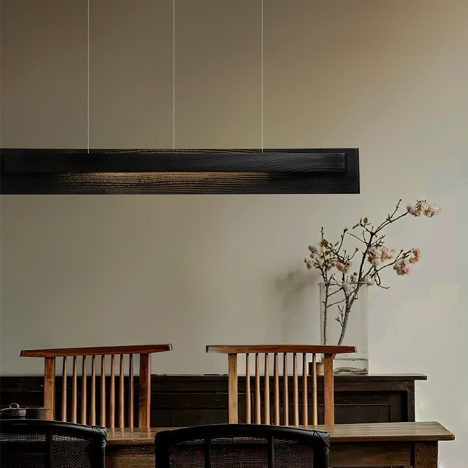 Zaraeyra Minimalist Wood Pendant Light