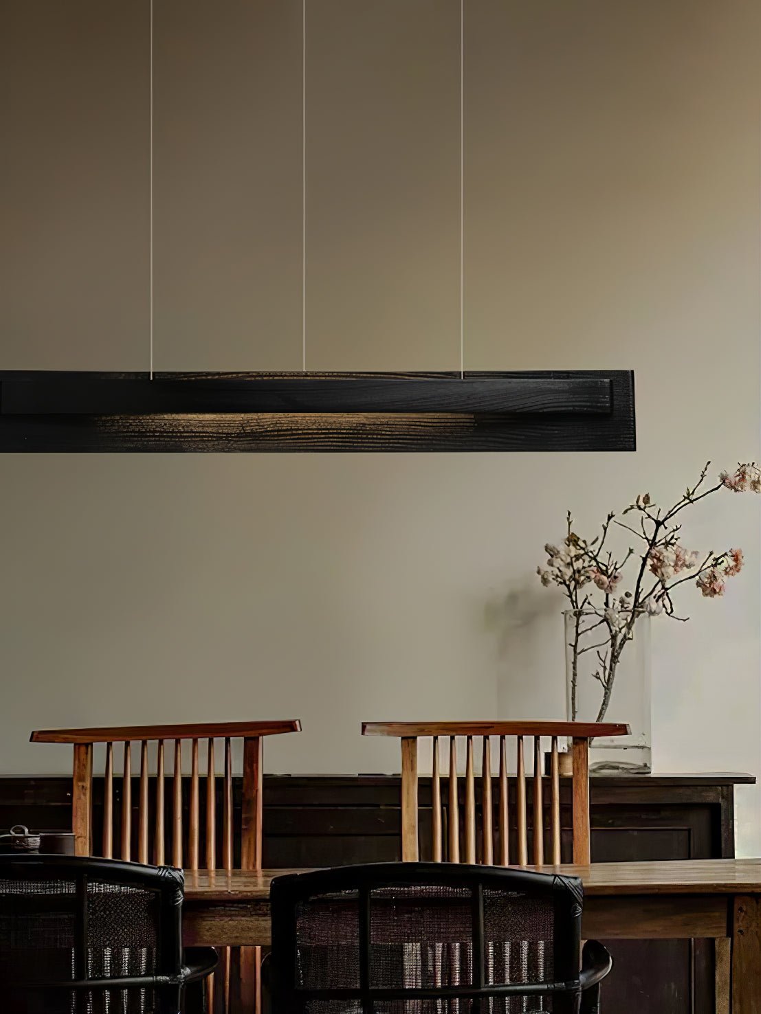 Zaraeyra Minimalist Wood Pendant Light