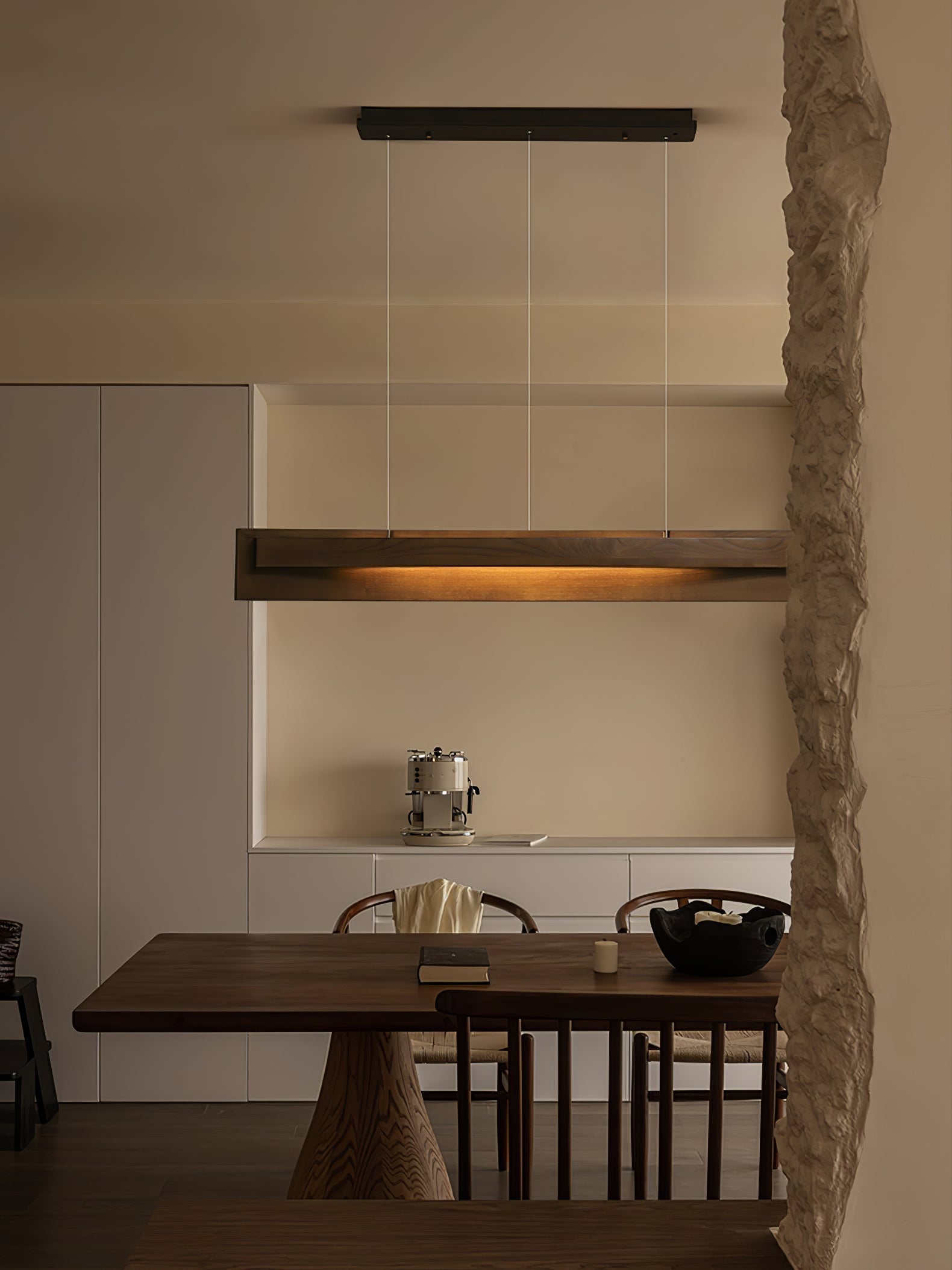 Zaraeyra Minimalist Wood Pendant Light