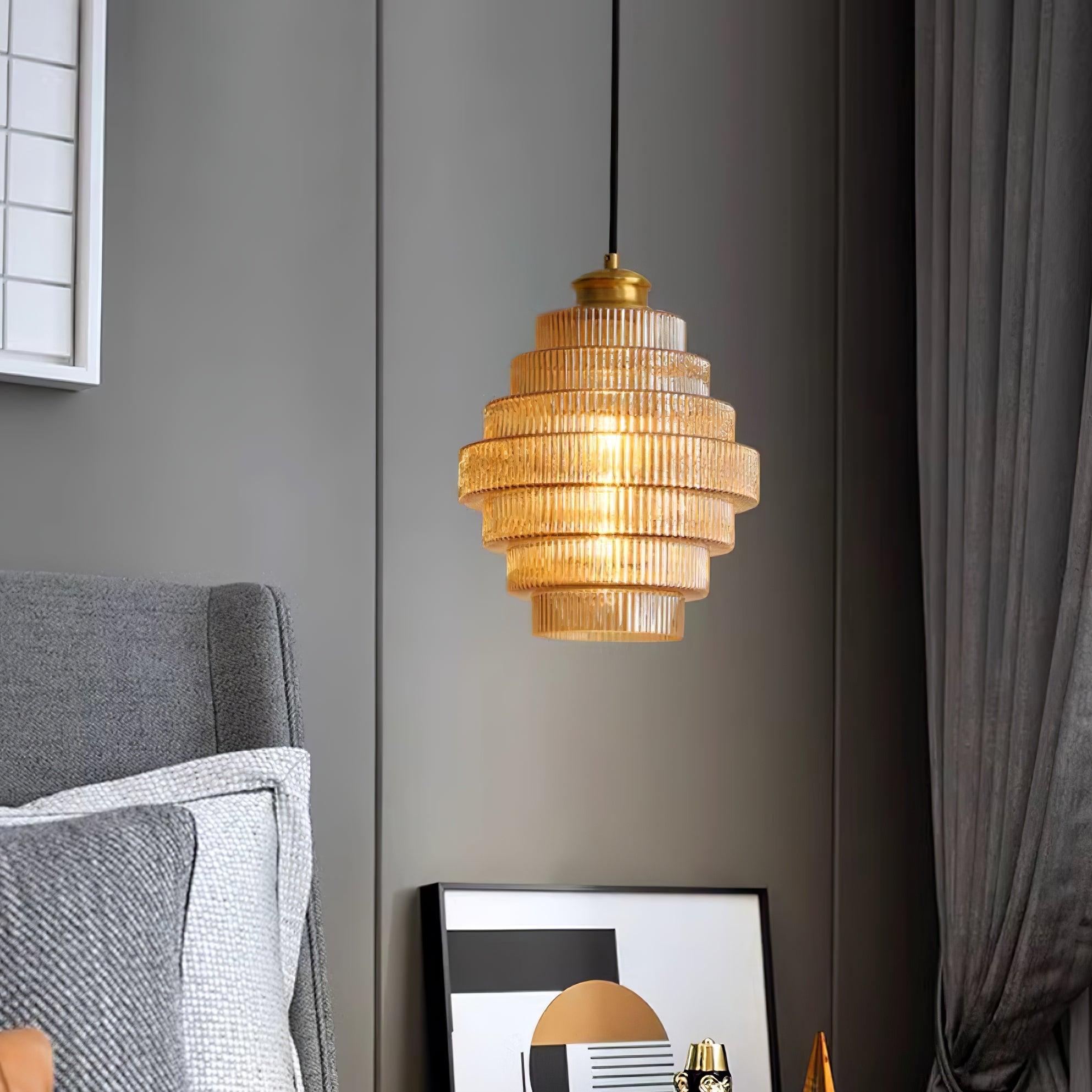 Amara Glass Pendant Lamp - Neutral Decor