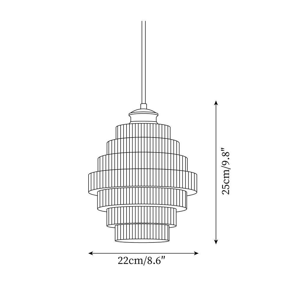 Amara Glass Pendant Lamp - Neutral Decor
