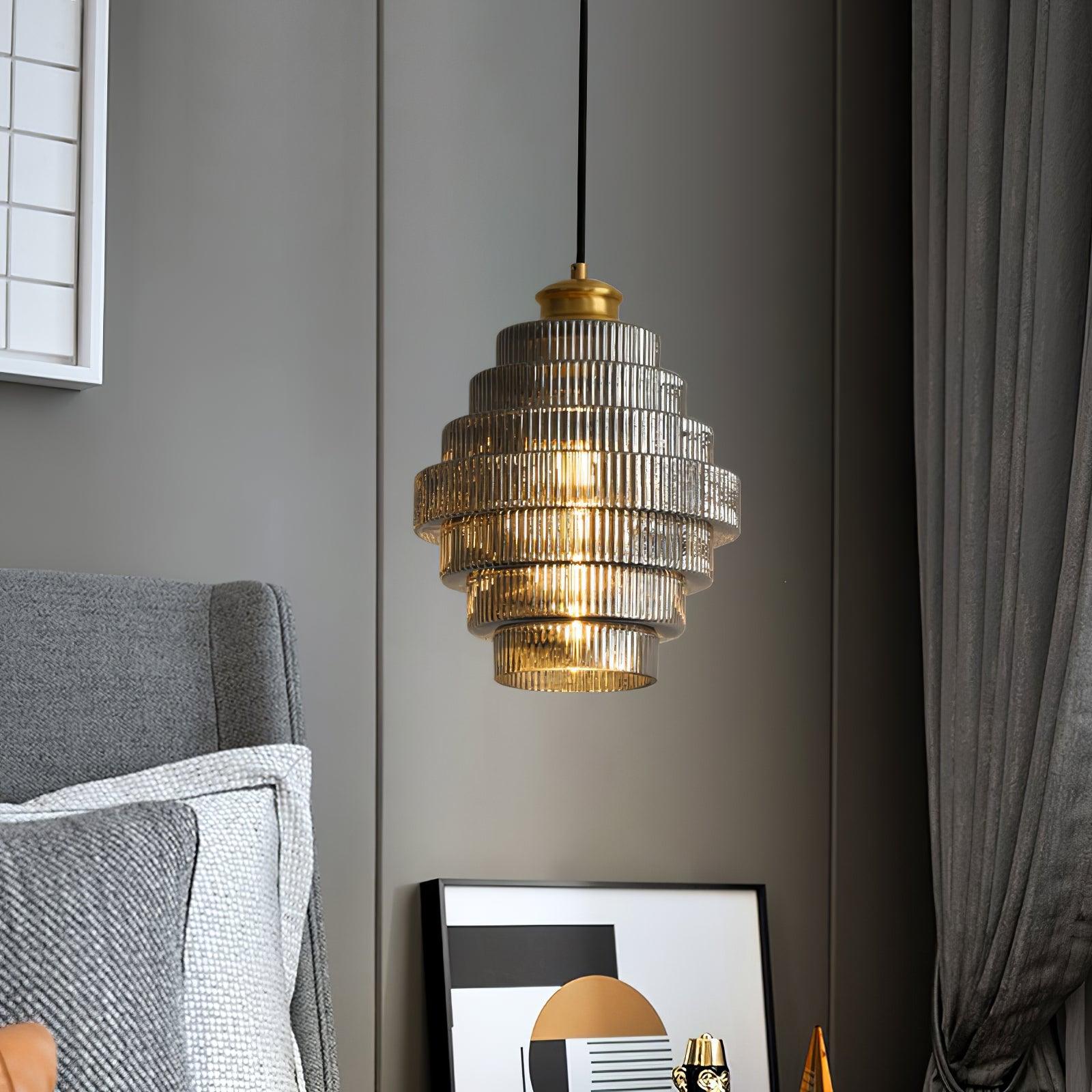 Amara Glass Pendant Lamp - Neutral Decor