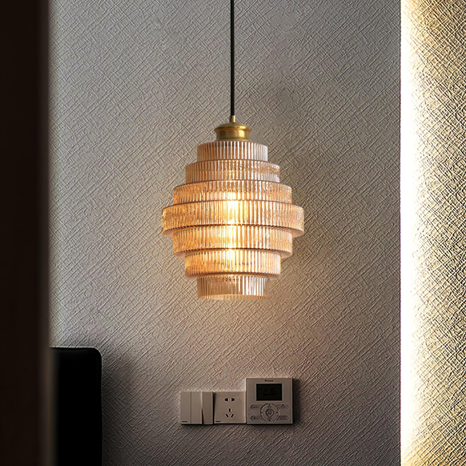 Amara Glass Pendant Lamp - Neutral Decor