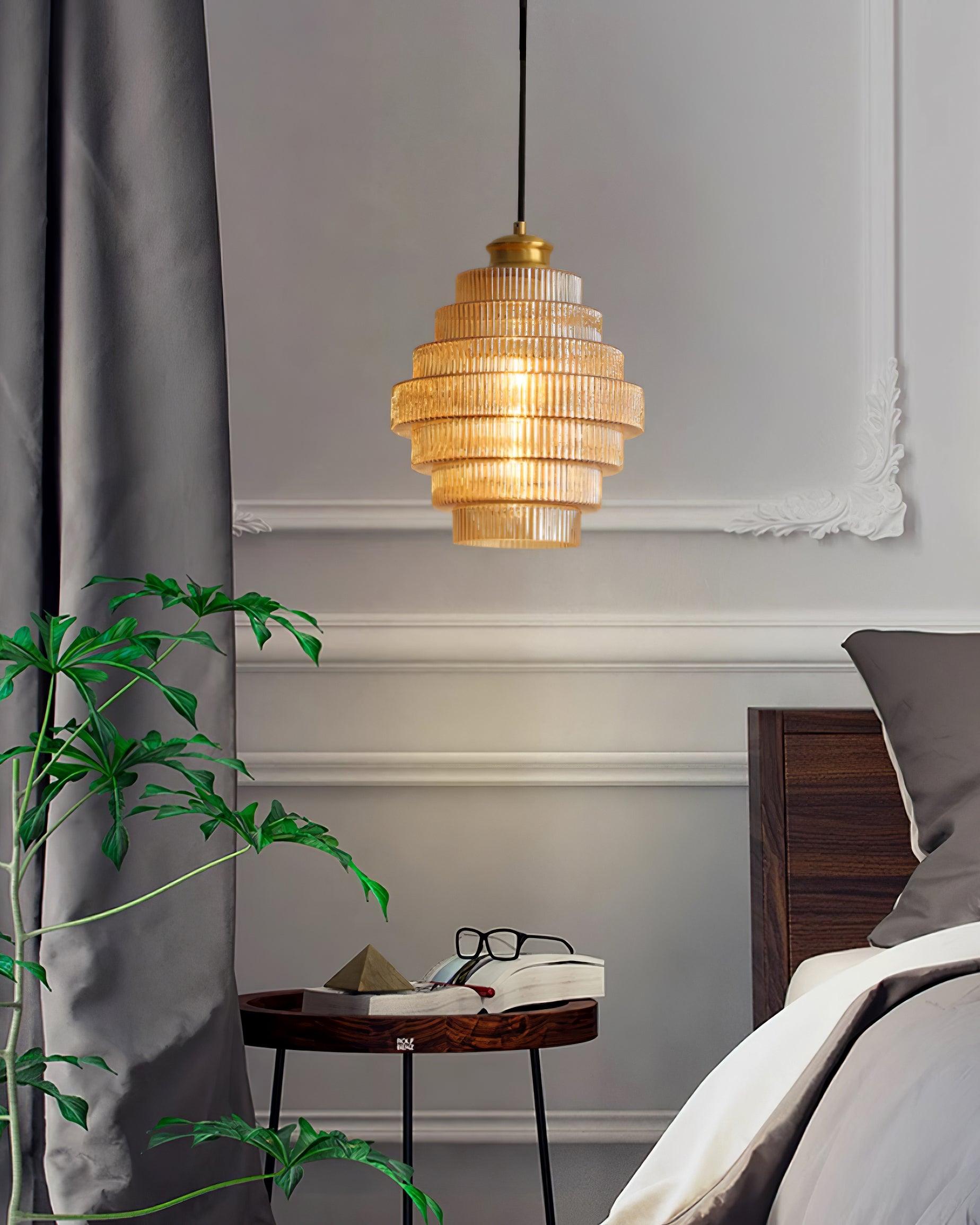 Amara Glass Pendant Lamp - Neutral Decor