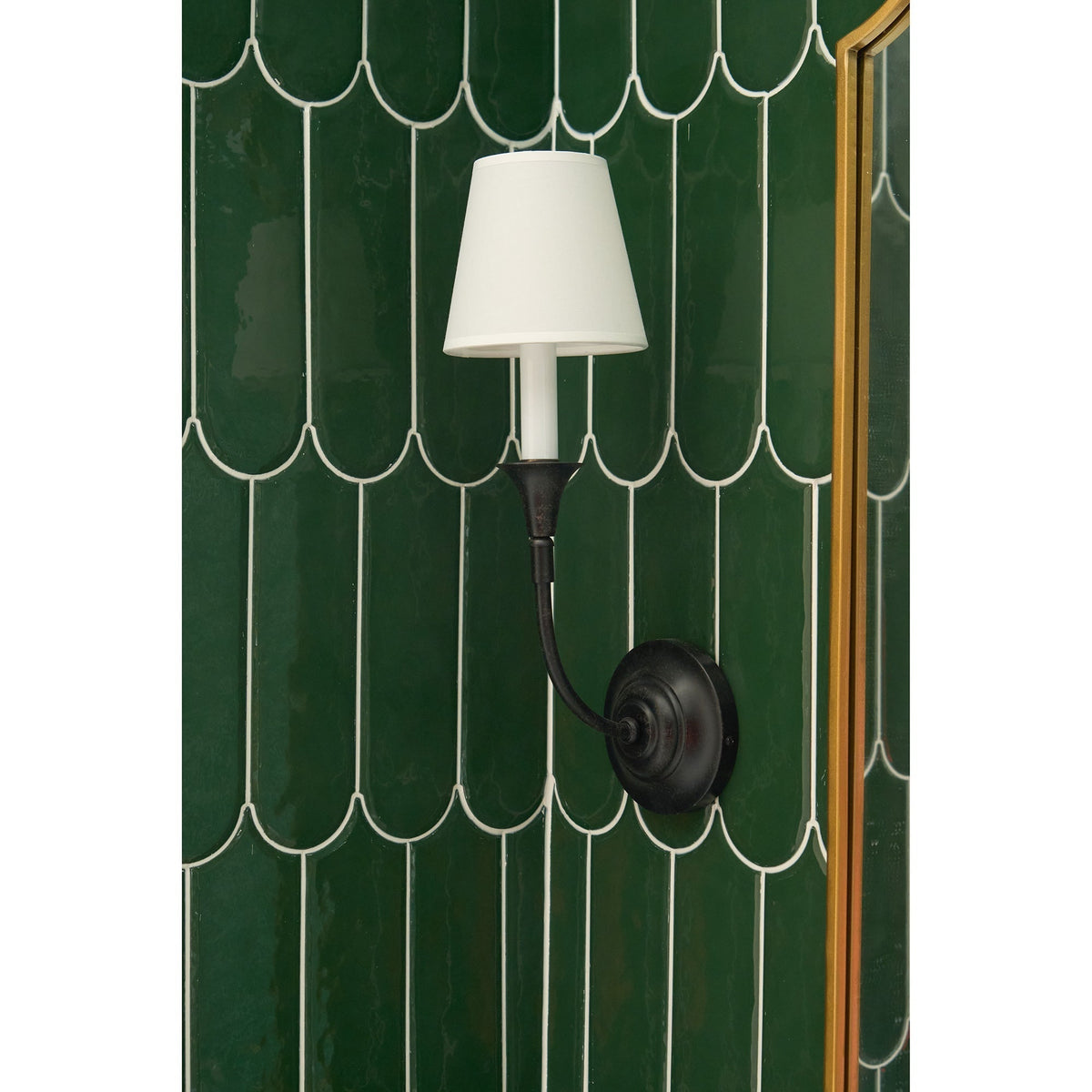 Erdoros Vintage Industrial Fabric Wall Lamp