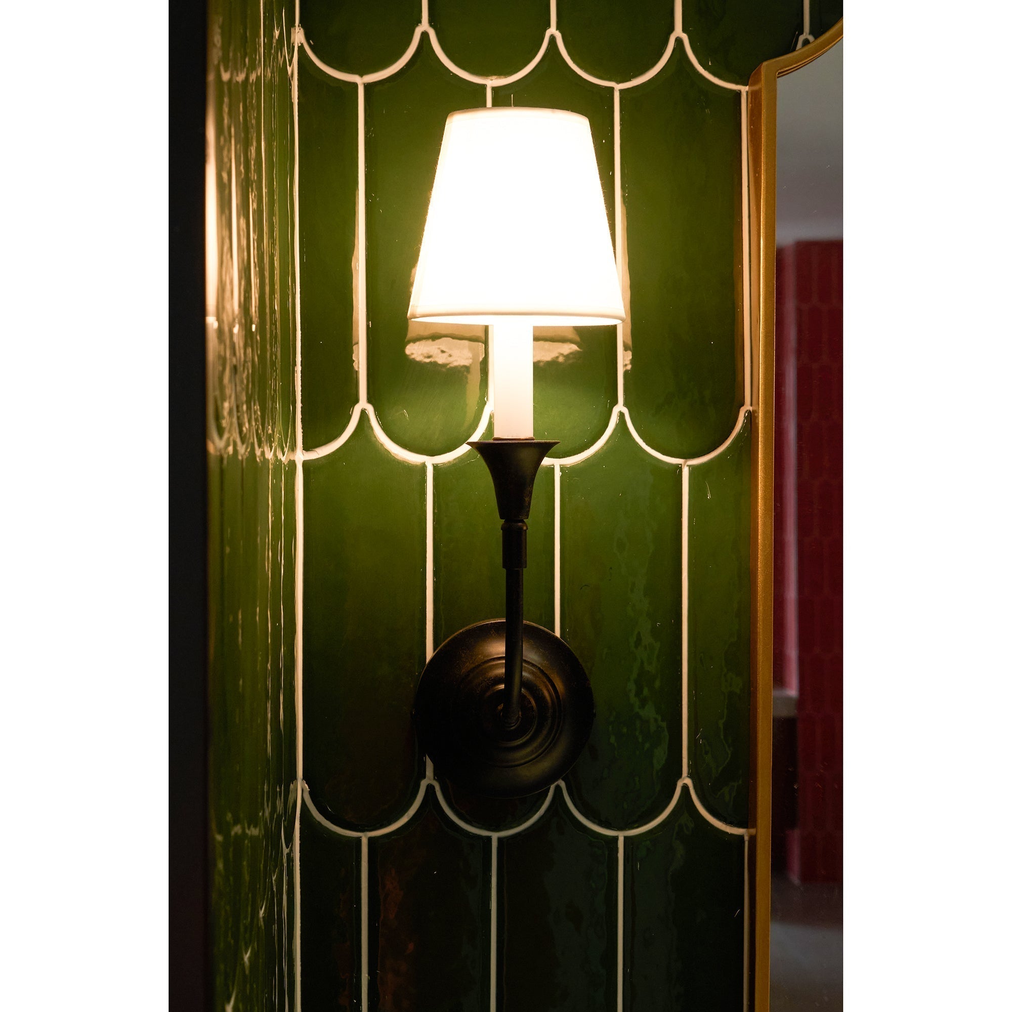 Erdoros Vintage Industrial Fabric Wall Lamp
