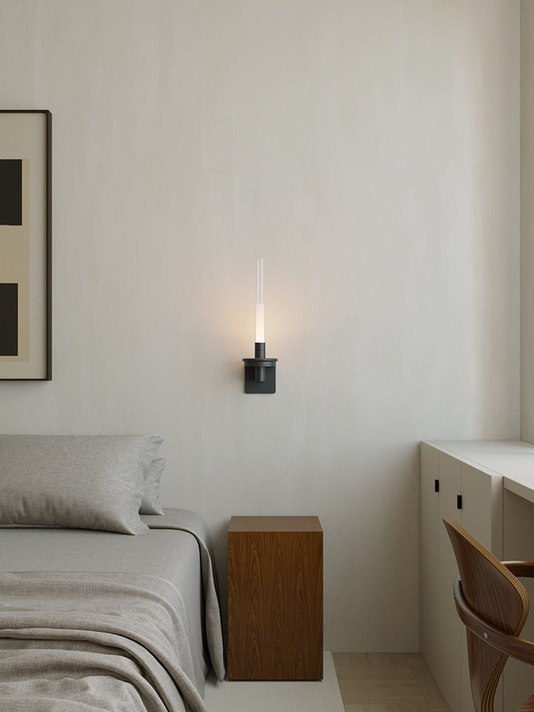 Ripz Stem Rechargeable Glass Wall Lamp