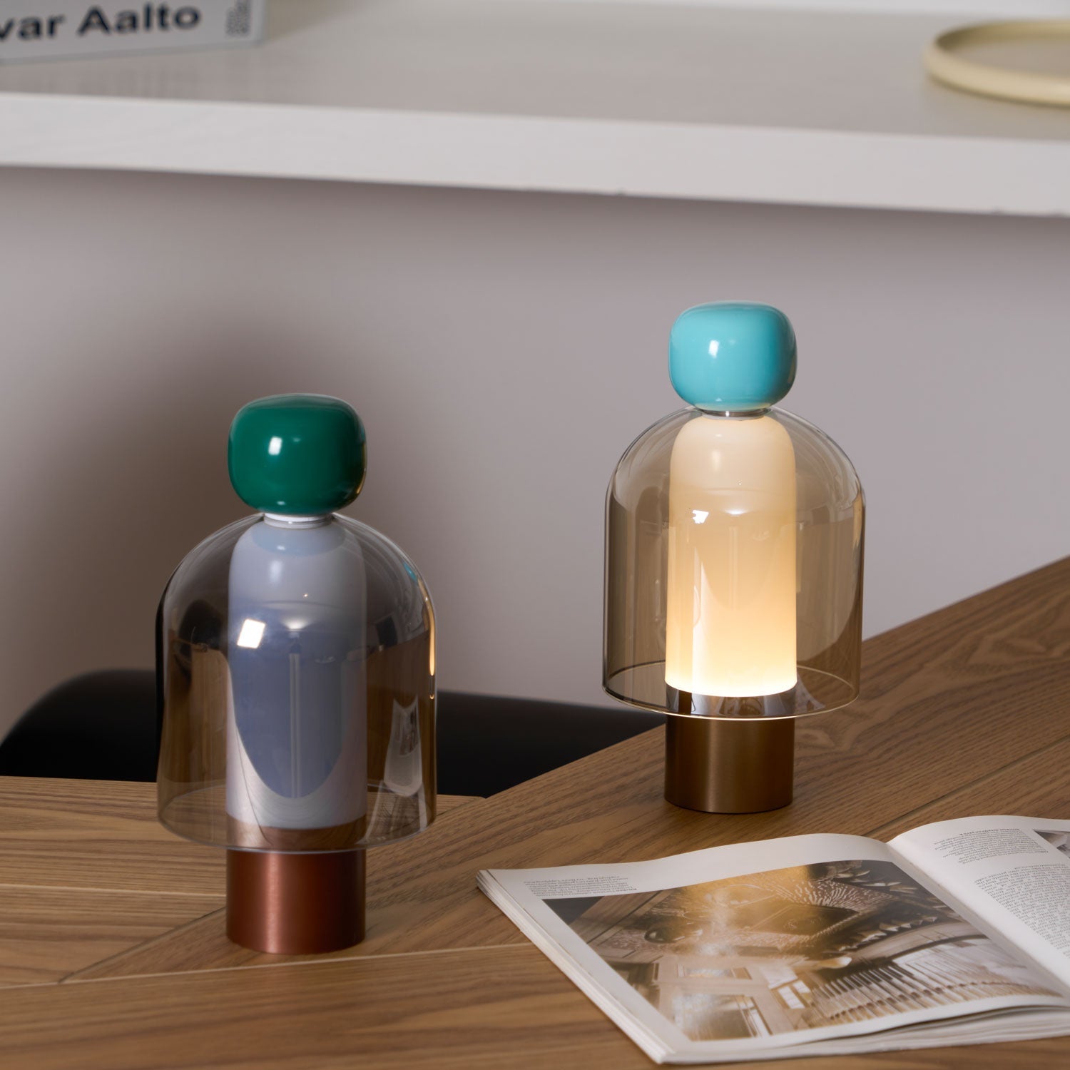 Nara Glass Artistic Table Lamp