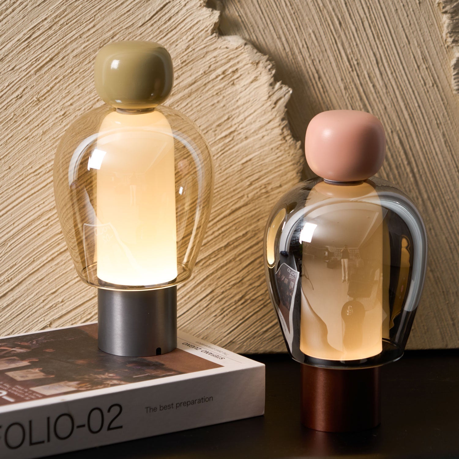 Nara Glass Artistic Table Lamp