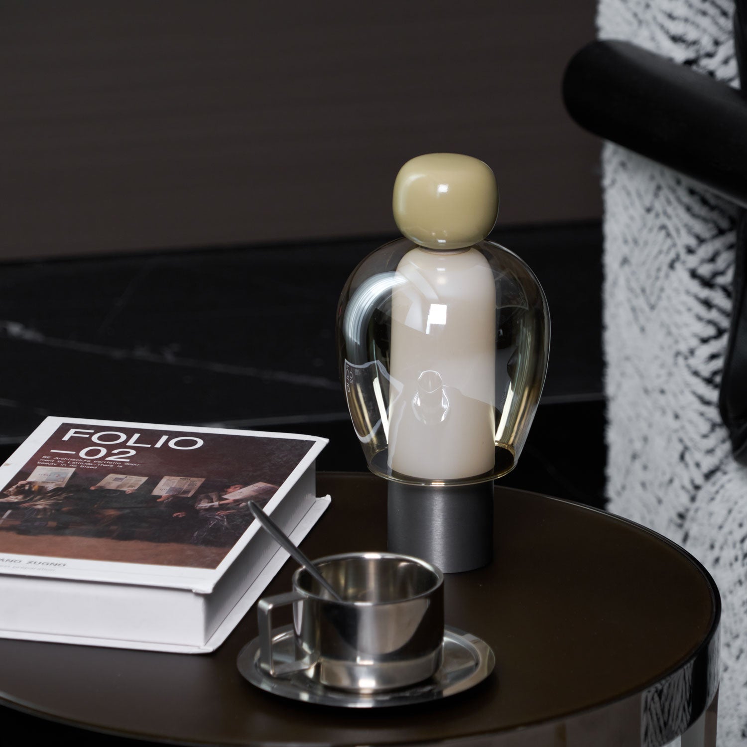 Nara Glass Artistic Table Lamp