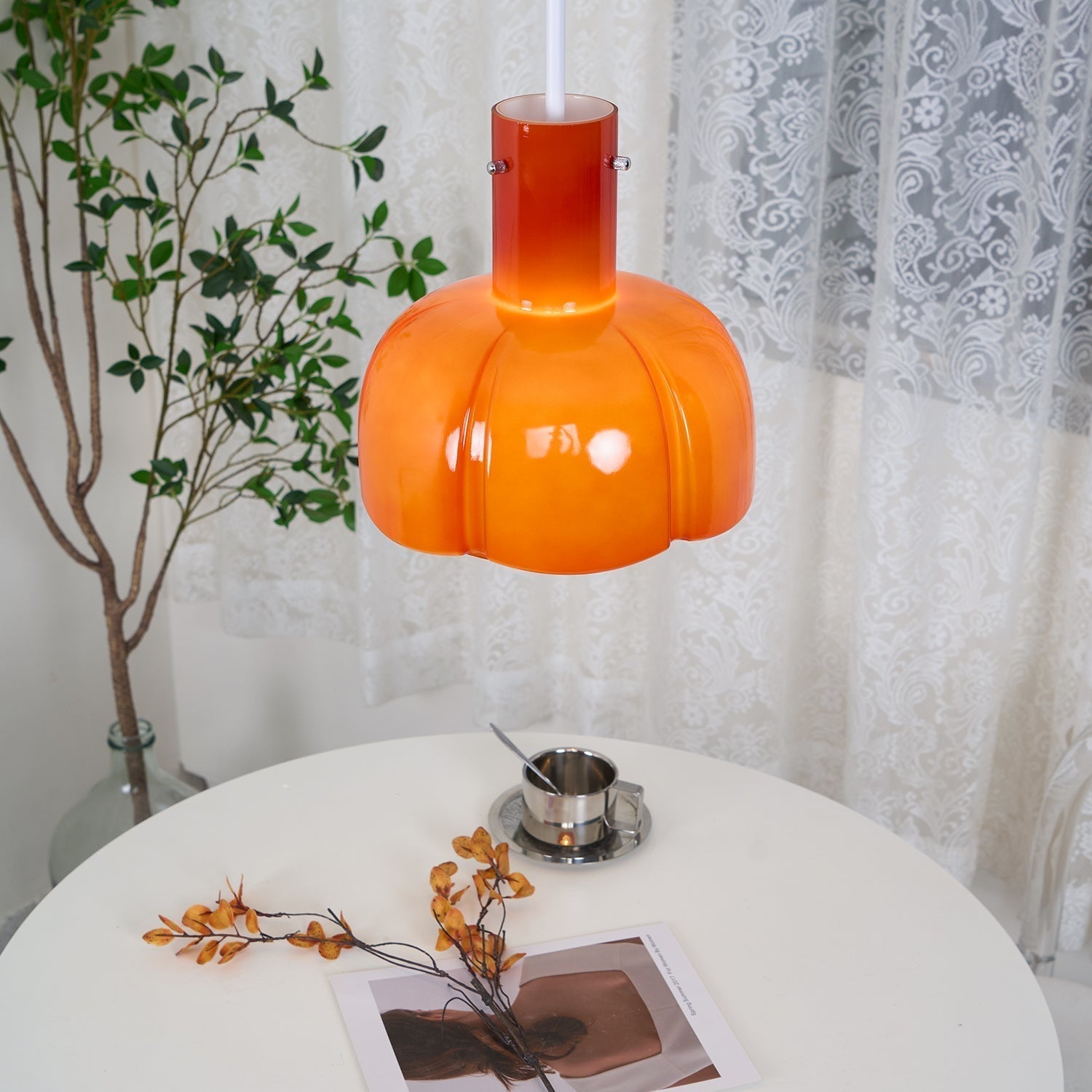 Zentara Glass Contemporary Pendant Light