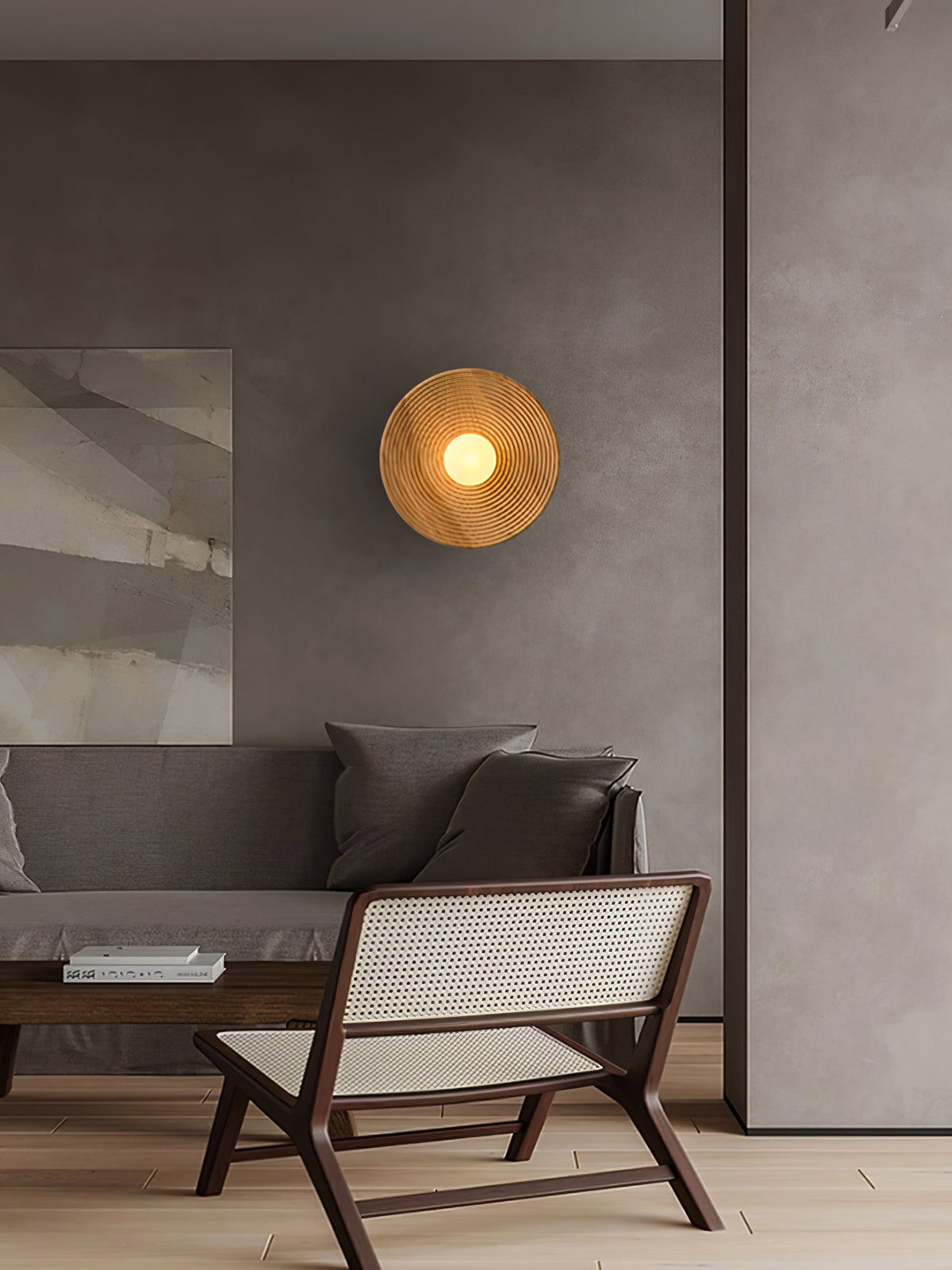 Aldenise Nordic Art Contour Wooden Sconce Wall lamp