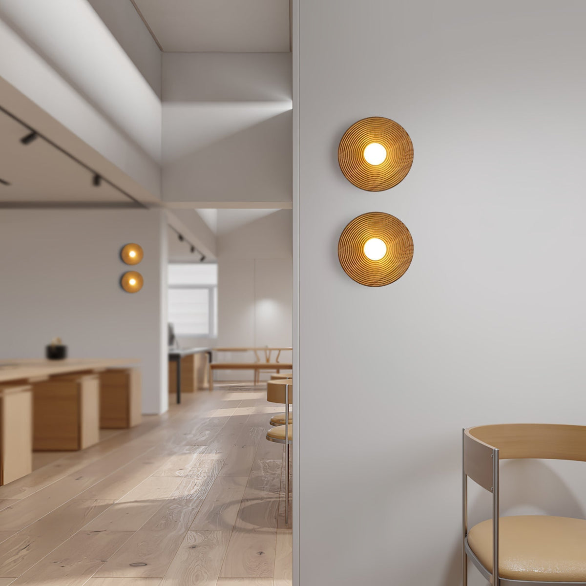 Aldenise Nordic Art Contour Wooden Sconce Wall lamp