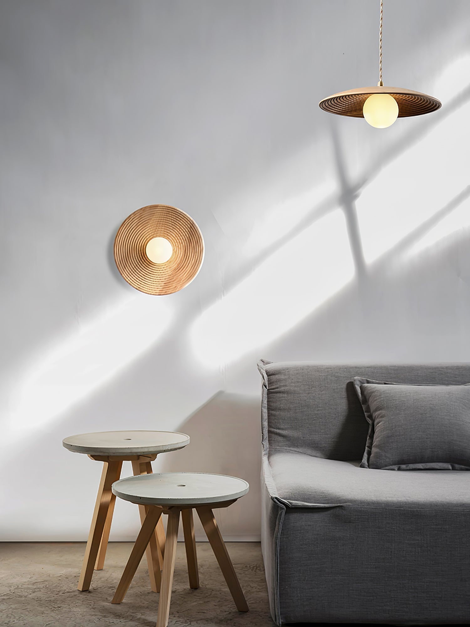 Aldenise Nordic Art Contour Wooden Sconce Wall lamp