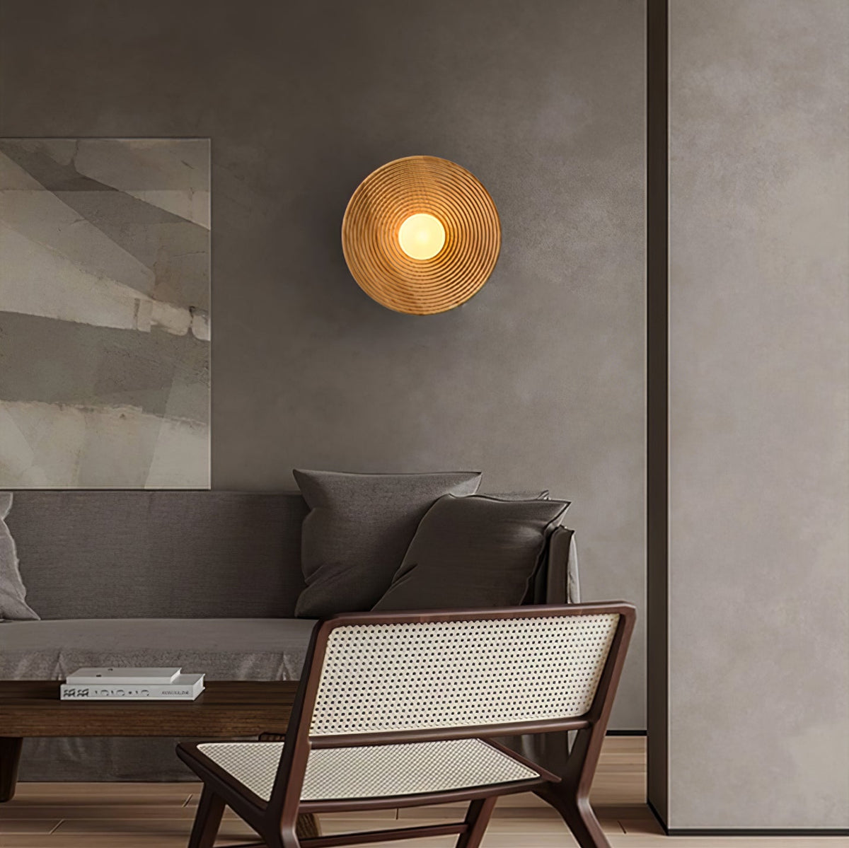 Aldenise Nordic Art Contour Wooden Sconce Wall lamp