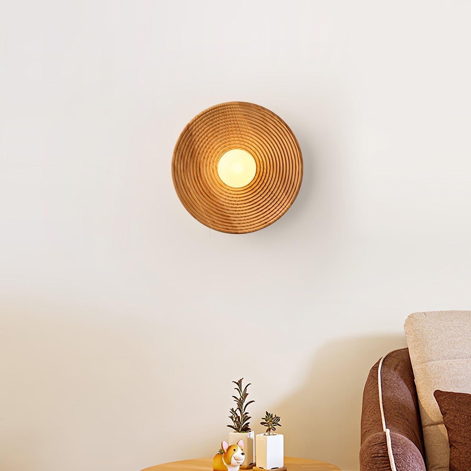 Aldenise Nordic Art Contour Wooden Sconce Wall lamp