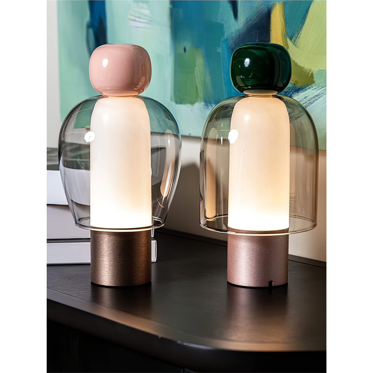 Nara Glass Artistic Table Lamp