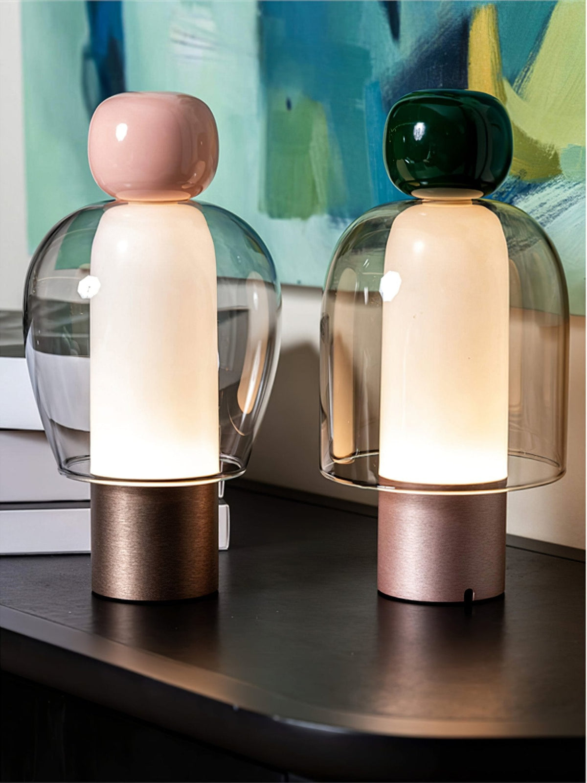 Nara Glass Artistic Table Lamp