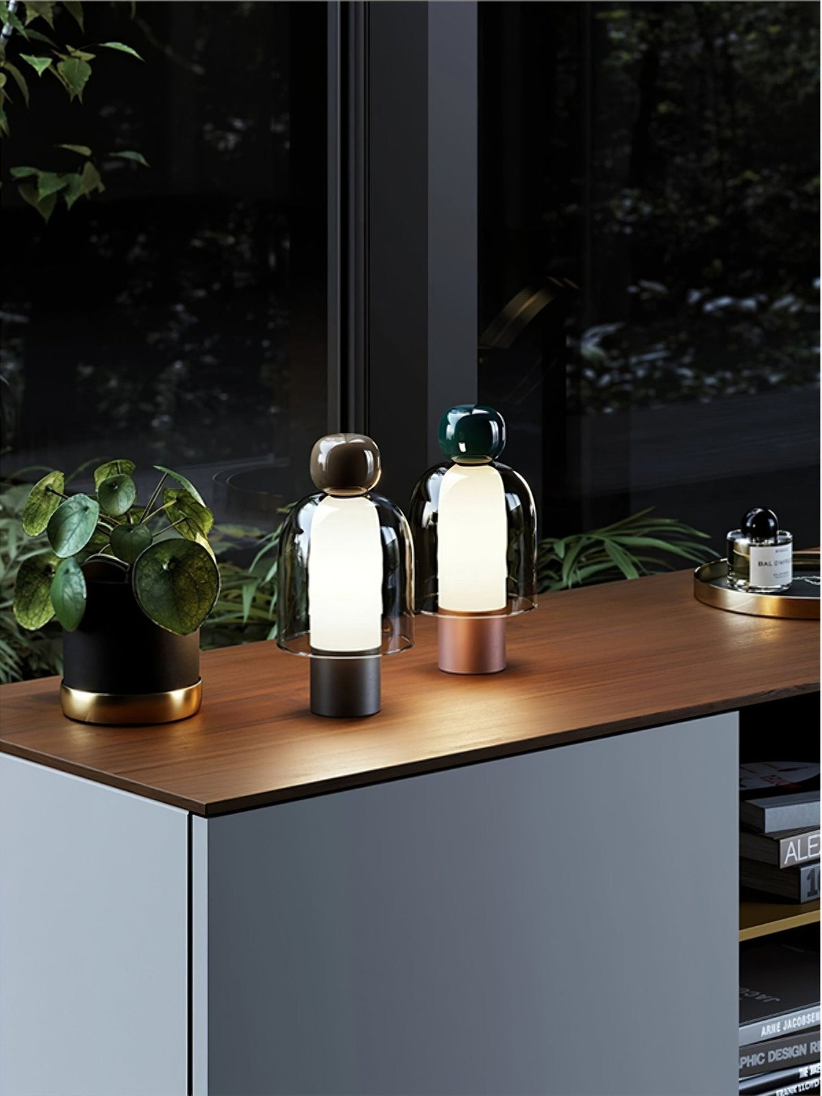 Nara Glass Artistic Table Lamp