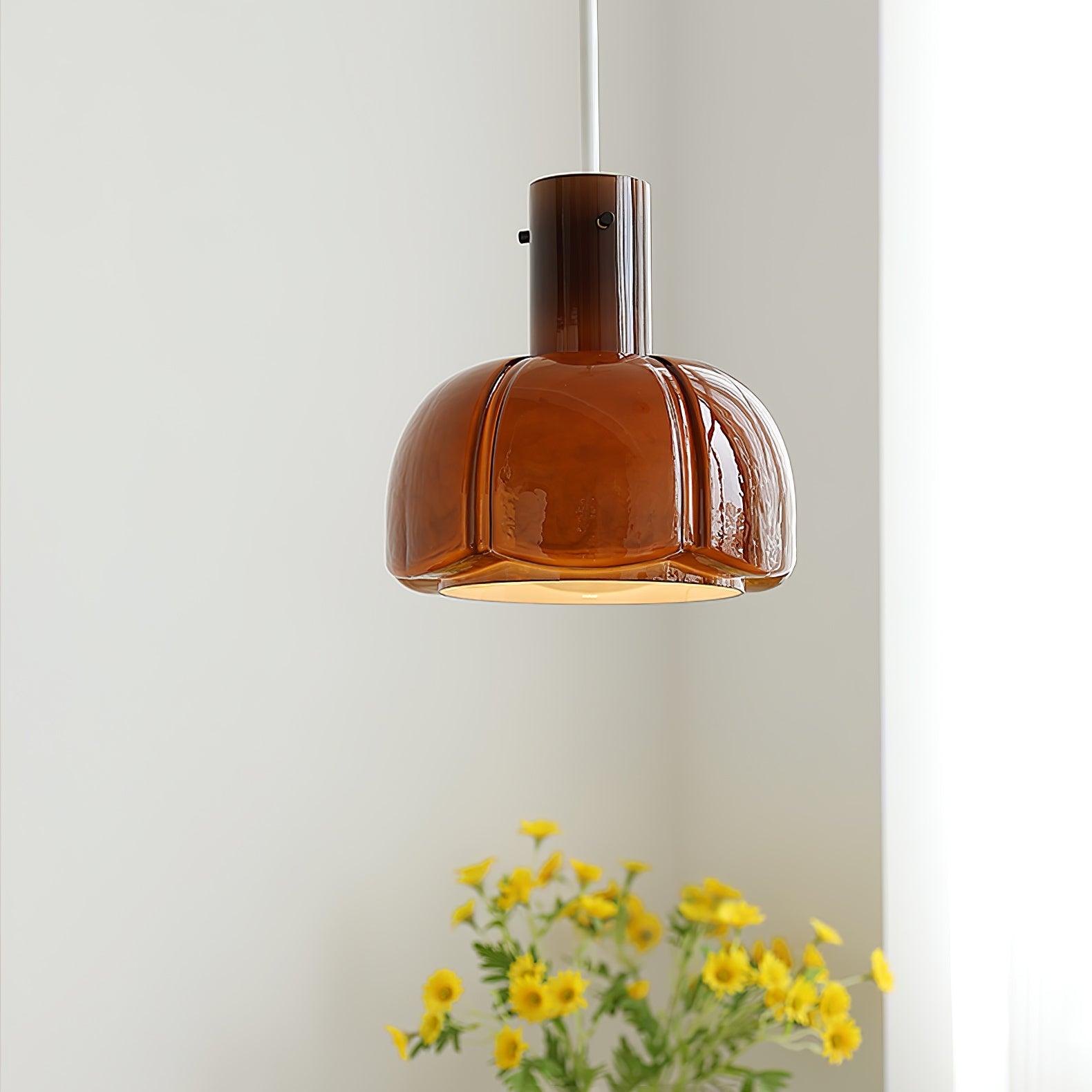 Zentara Glass Contemporary Pendant Light