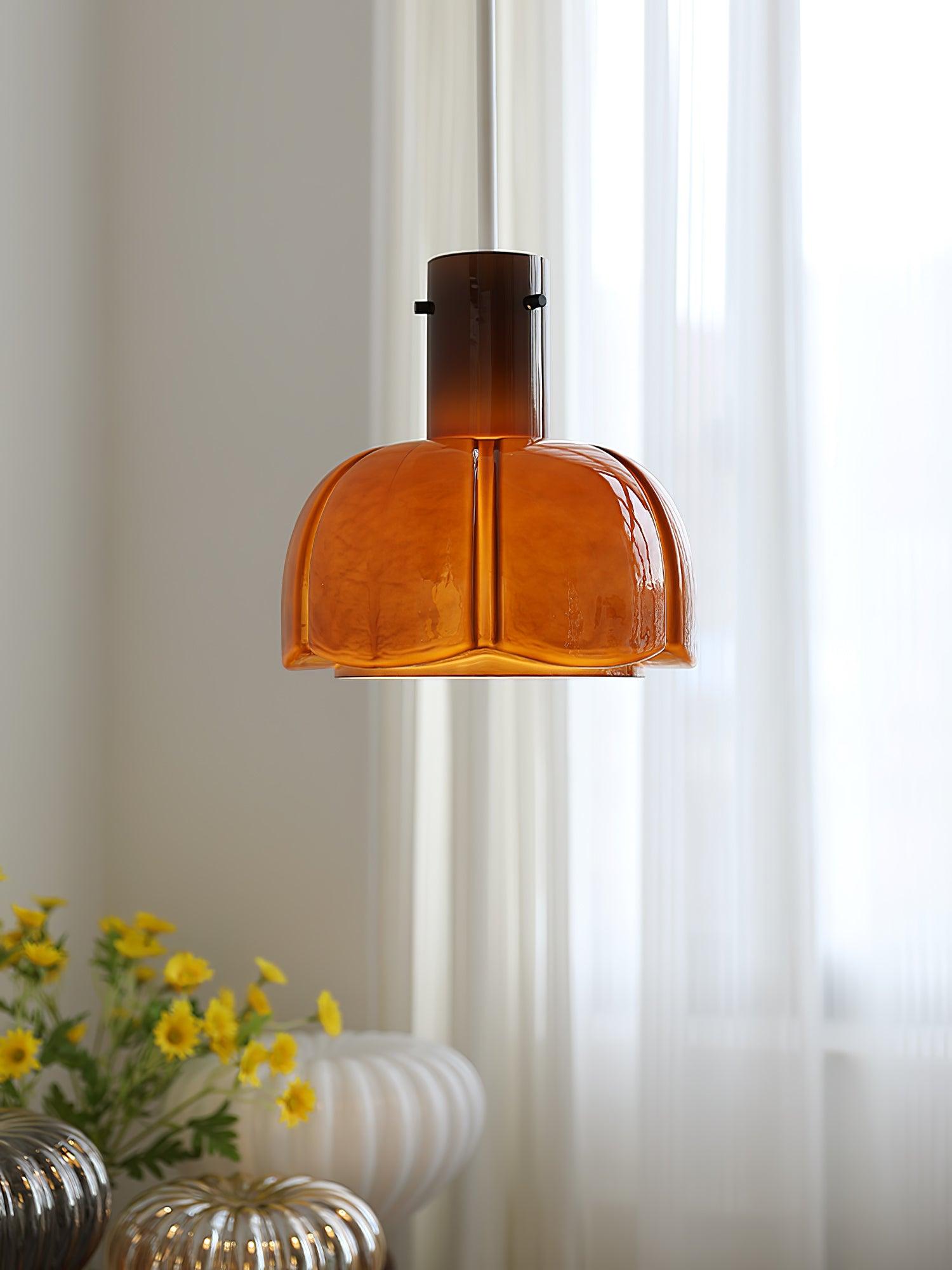 Zentara Glass Contemporary Pendant Light