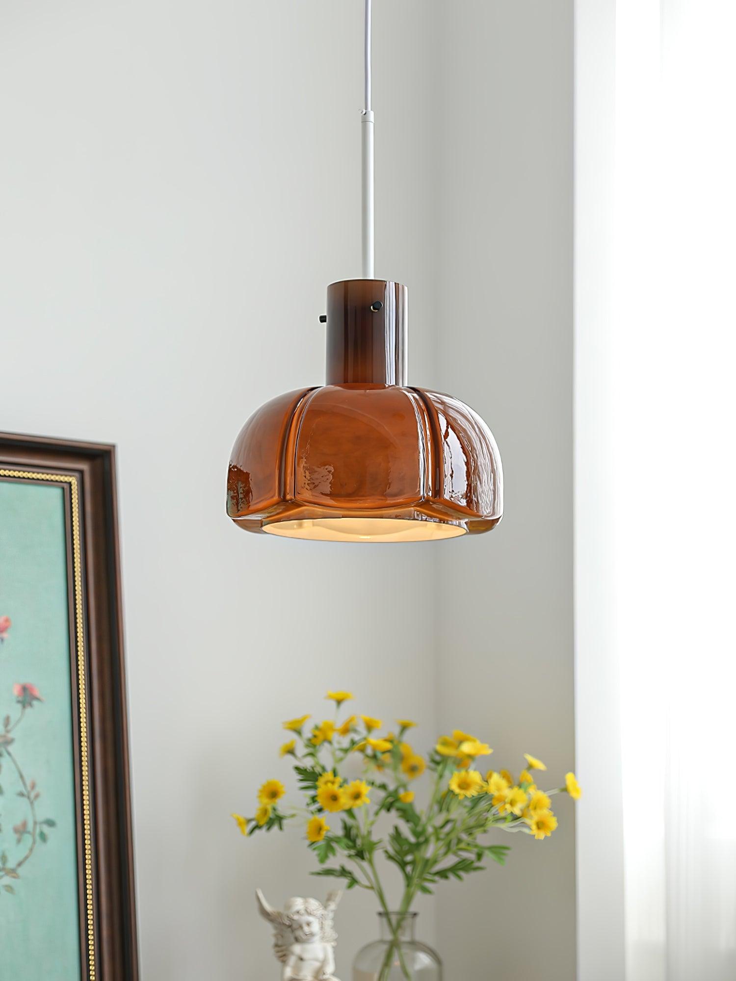 Zentara Glass Contemporary Pendant Light