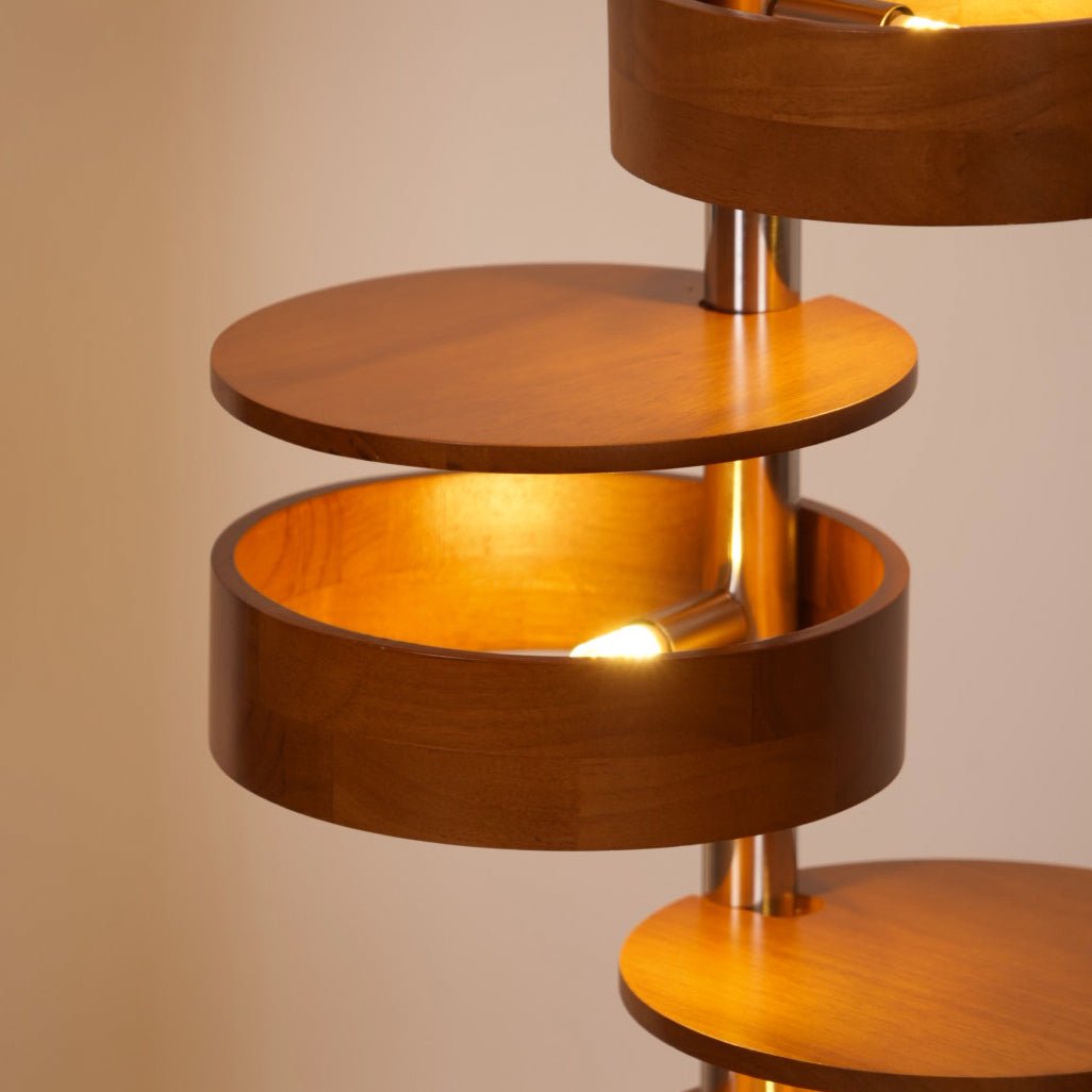 Lynix Wooden Floor Lamp