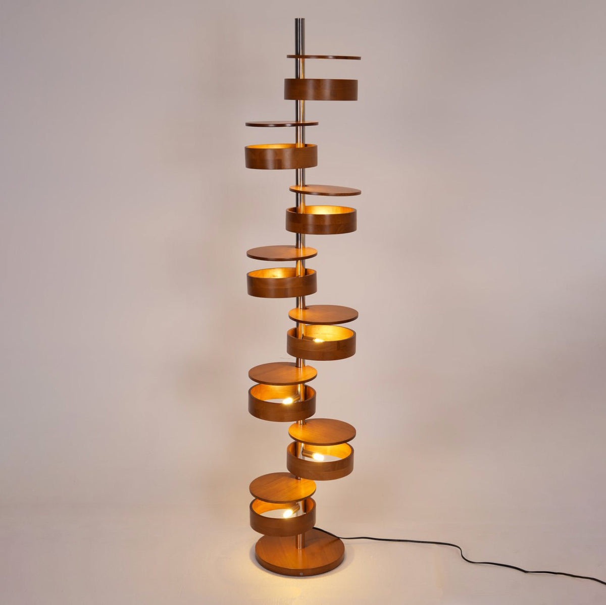 Lynix Wooden Floor Lamp