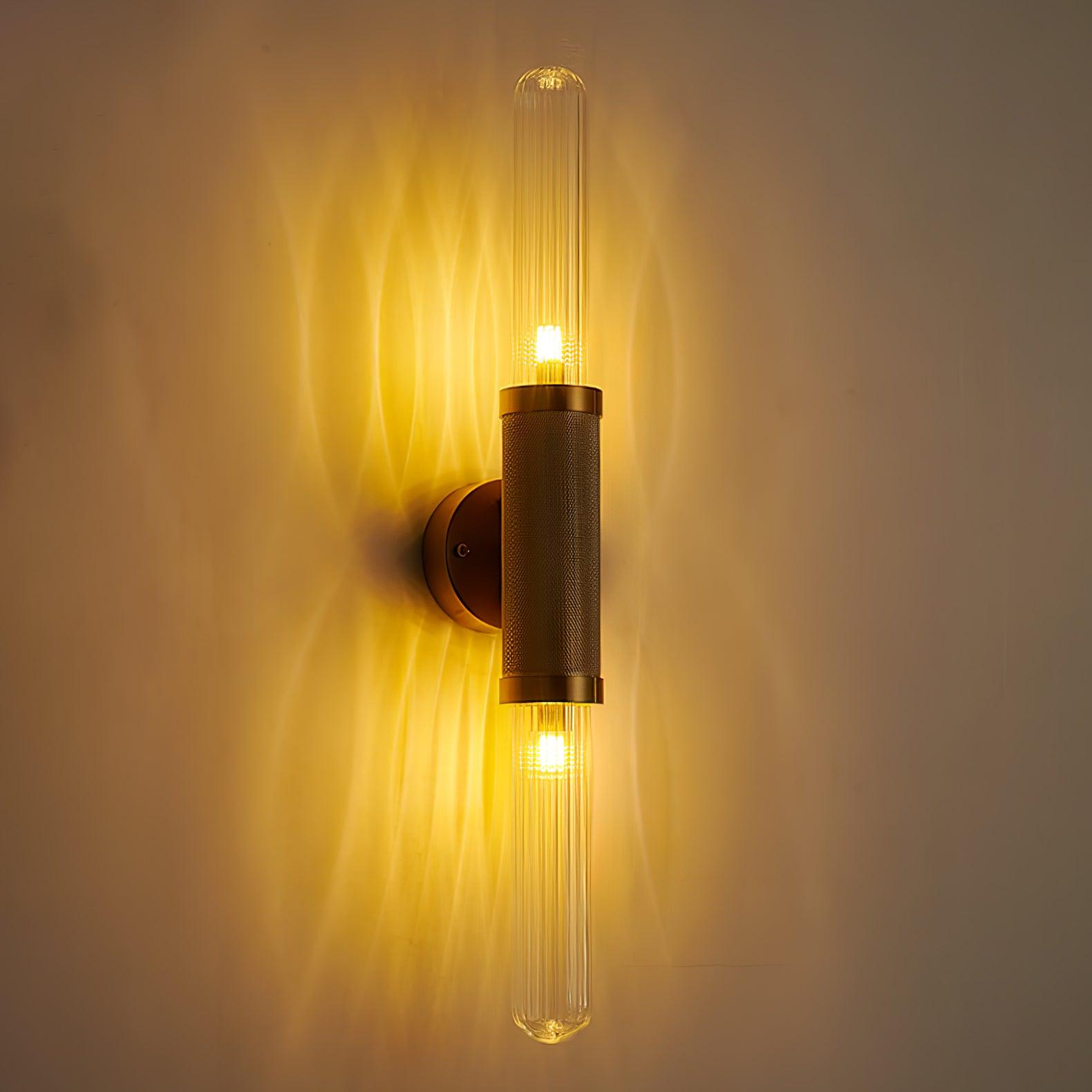 Alorira Nordic Art Column Glass Wall Sconce