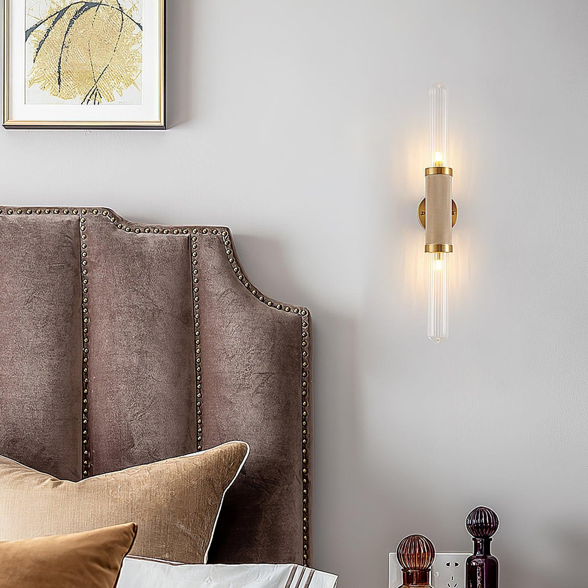 Alorira Nordic Art Column Glass Wall Sconce