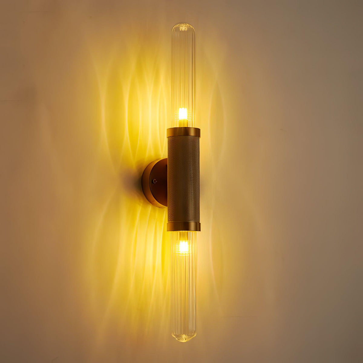 Alorira Nordic Art Column Glass Wall Sconce